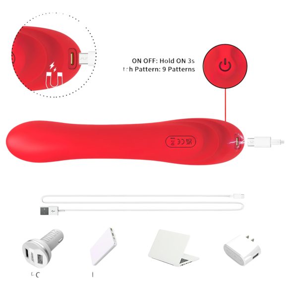 Bestoy - Zungen-G-Punkt-Vibrator (rot)