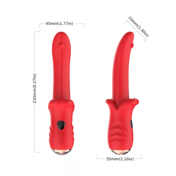 Bestoy - wasserdichter G-Punkt Vibrator (rot)