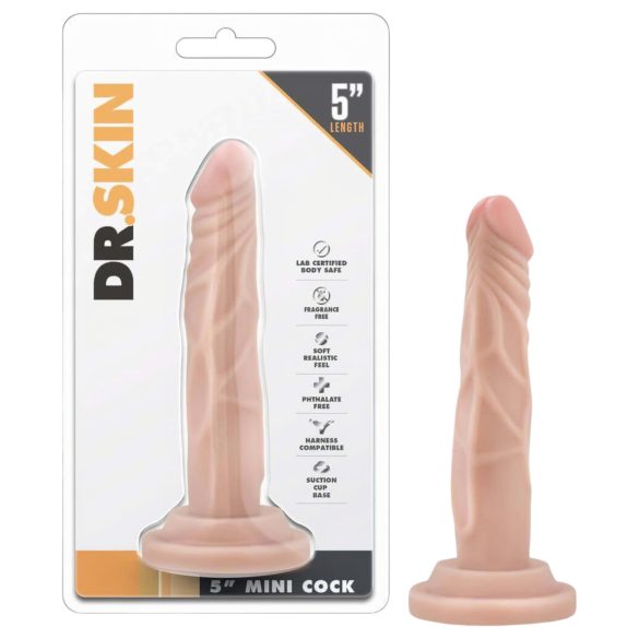 Dr. Skin 5 - realistisch haftender Dildo - natur (14,5cm)