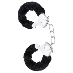 Temptasia Cuffs - Plüschfesseln (schwarz)