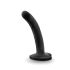 Temptasia Twist Small - Saugfuß, gedrehter Dildo (schwarz)