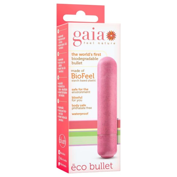 Gaia Eco M - umweltfreundlicher Stabvibrator (Koralle) - mittelgroß