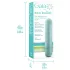 Gaia Eco M - umweltfreundlicher Vibrator in Stabform (türkis) - mittelgroß