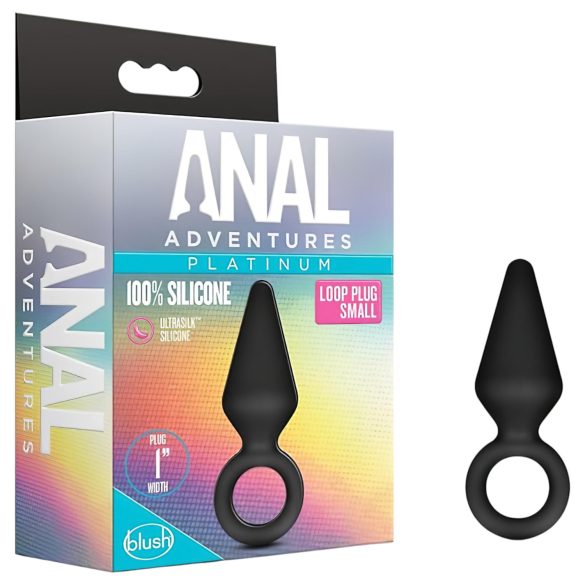 Anal-Abenteuer Platin S - Analplug (schwarz) - klein