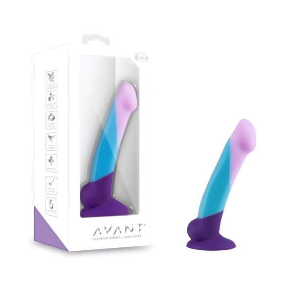 Avant Purple Haze - farbenfroher Saugnapf-Dildo