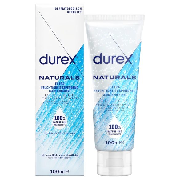 Durex Natural - Feuchtigkeitsspendendes, wasserbasiertes Gleitmittel (100ml)