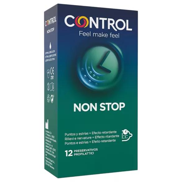 Control - Gerippte Kondome mit verzögernder Wirkung (12 Stk.)