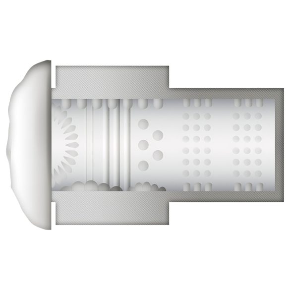 JamyJob - Auf- und Ab-Bewegung, vibrierender Masturbator (schwarz)