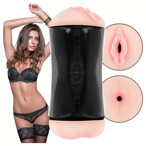 JamyJob - Vagina- und Anus-Masturbator (natur)
