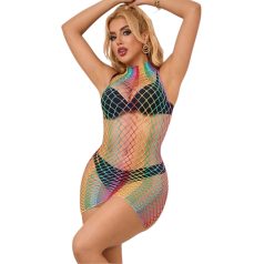 Subblime 952433 - Regenbogen-Netzkleid - S-L
