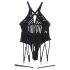 Subblime 954147 - Gestreiftes Body-Set - (Schwarz) - L/XL