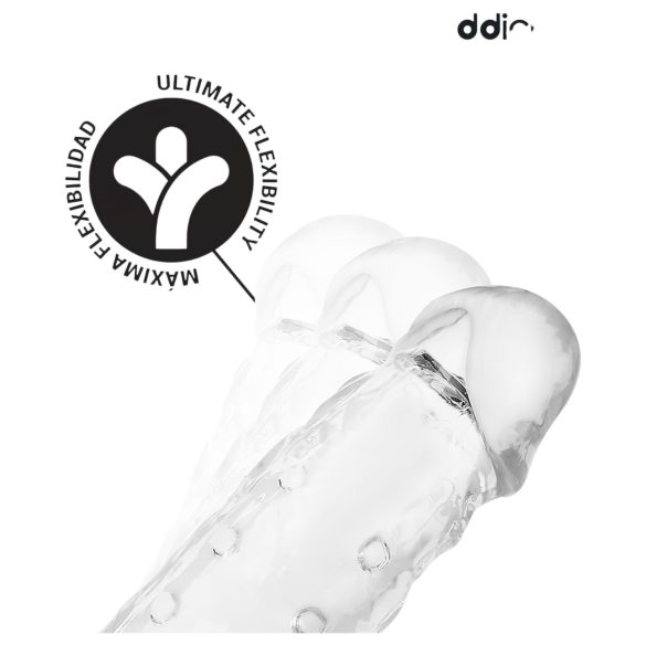 Addicted Toys - Penismantel mit Hodenring - 23cm (transparent)