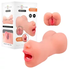   Intense Deep Touch Riley - lebensechtes Mund- und Vaginalmasturbator (natur)