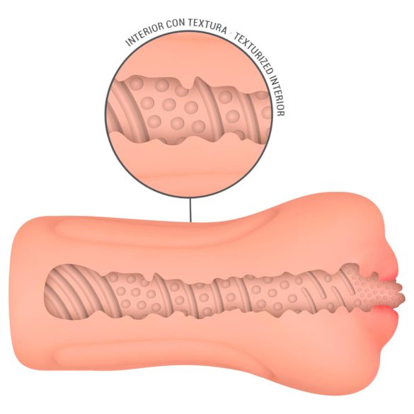 Intense First Time Erica - naturgetreue Jungfrau Masturbator (natur)