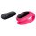 Virgite - Fernbedienbarer Paarvibrator (Schwarz-Pink)