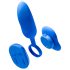Platanomelón Mobi - Akku, Funk-Vibrator Set - 2-teilig (blau)