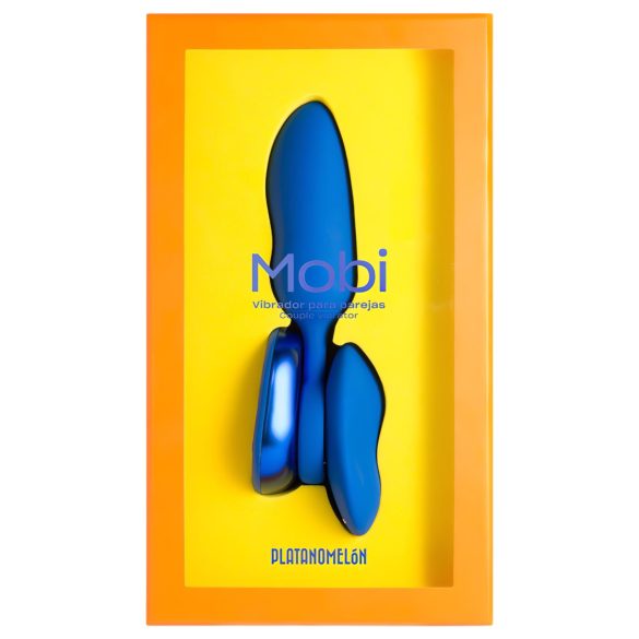 Platanomelón Mobi - Akku, Funk-Vibrator Set - 2-teilig (blau)