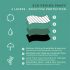 Adalet Natura Super - Menstruationsslip (Schwarz) - XL