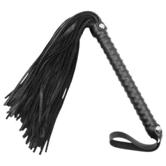 Latetobed - strukturierte Peitsche - schwarz (48cm)