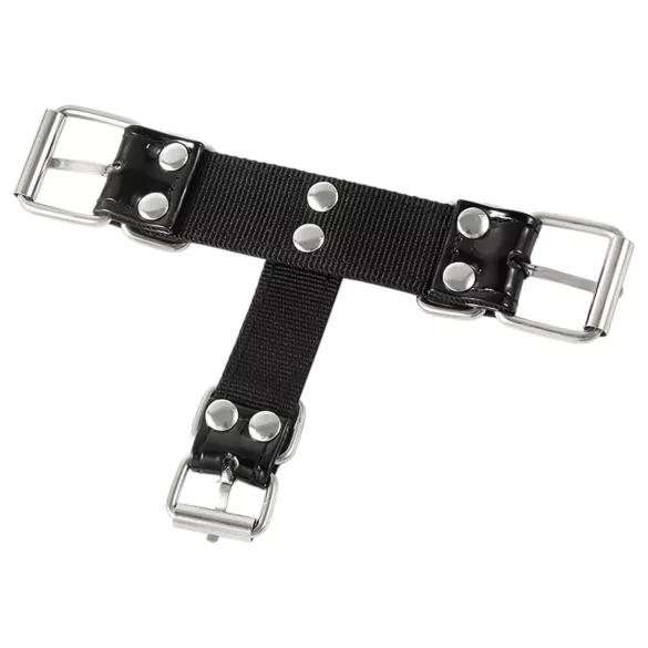 Latetobed - Halsband mit Nasenhaken (schwarz)