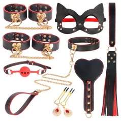 INTOYOU - BDSM Fortgeschrittenen-Set - 8-teilig (schwarz)