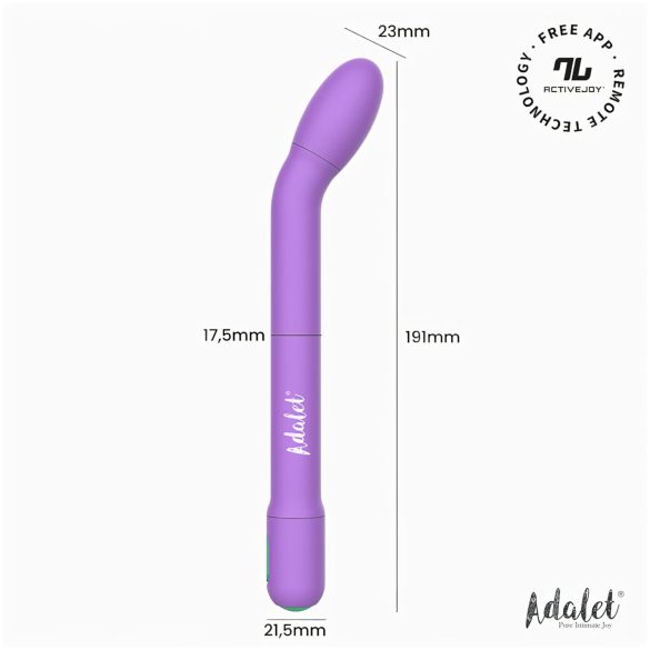 Adalet Gently - Intelligenter G-Punkt- und Prostata-Vibrator (Lila)