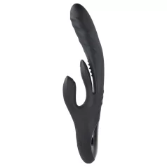 Playboy Rapid Rabbit - Akku-Klitorisstimulator (schwarz)