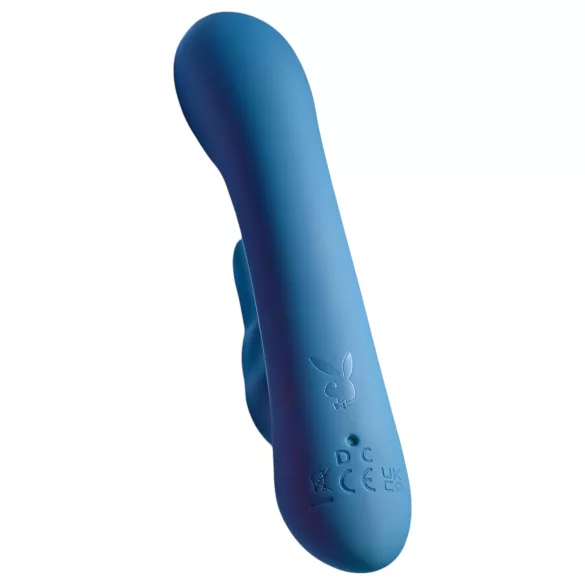 Playboy Rabbit - Akkus, wasserdichter Klitorisstimulator (türkis)