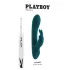 Playboy Rabbit - Akkus, wasserdichter Klitorisstimulator (türkis)