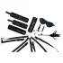 Sei Mio - Bettgebundenes Bondage-Set (schwarz)