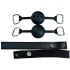 Sei Mio - Mundknebel-Set - 2-teilig (schwarz)