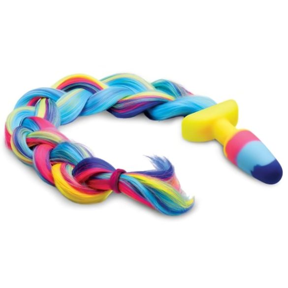 TAILZ - Einhorn Silikon Anal Plug (Regenbogen)