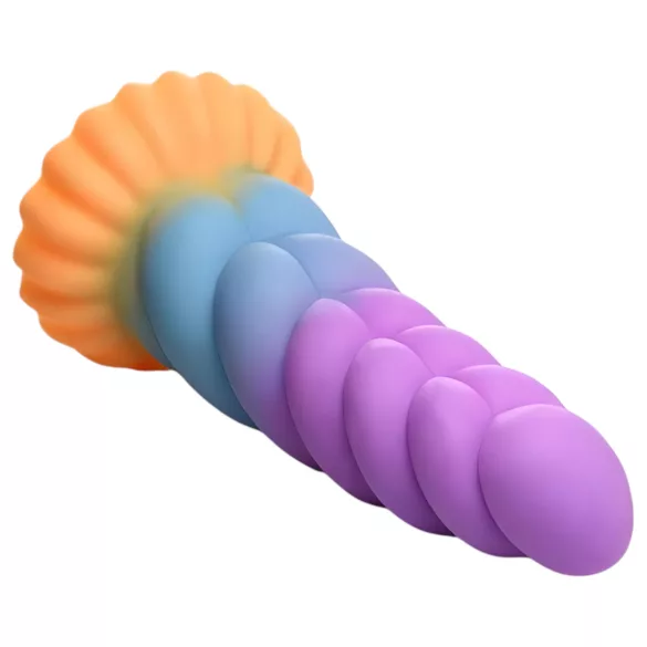 Creature Cocks Mystique - Einhorn Dildo - 21cm (lila-gelb)