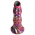 Creature Cocks Larva - Alien-Dildo mit Oviposition (Regenbogen)