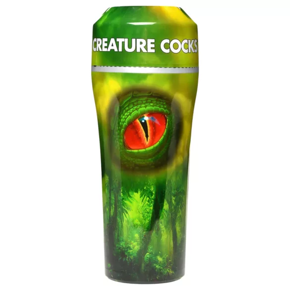 Creature Cocks Raptor - Reptilien-Kunstvagina in Hülle (schwarz-grün)