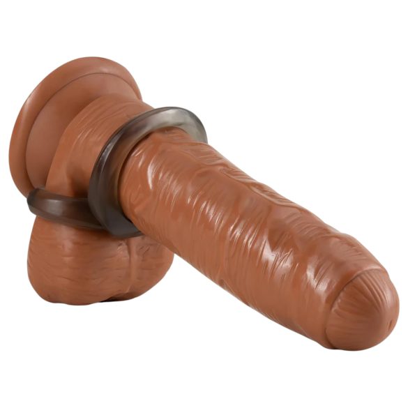 Stay Hard - Penis- und Hodenring (Grau)