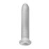 Fat Boy Micro Ribbed - Penis-Mantel (19cm) - weiß