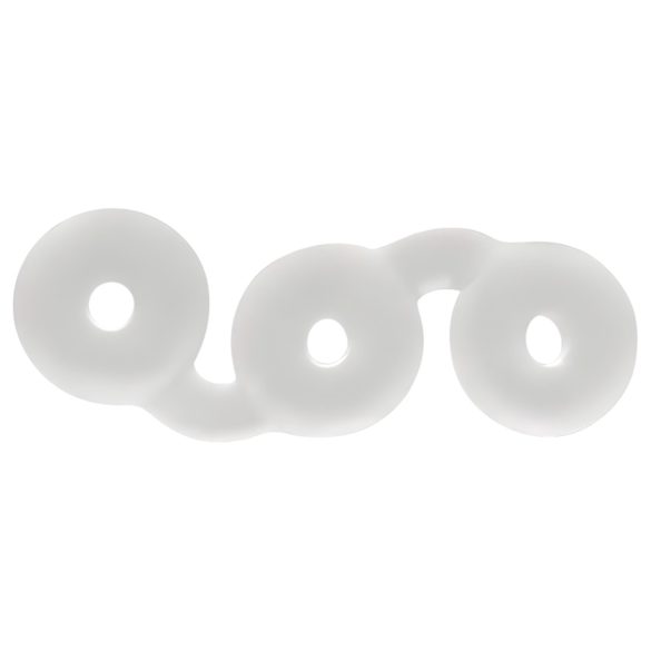 Perfect Fit Triple - Penisring-Trio (weiß)