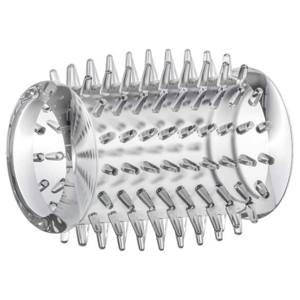 Stay Hard - Stachelige Penis-Manschette (transparent)