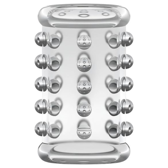 Stay Hard - gepunkteter Penis-Manschette (transparent)