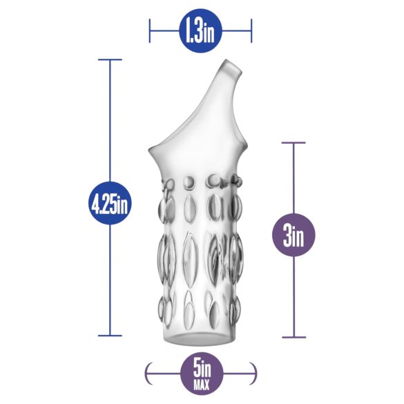 Performance - Penismanschette mit Erektionsring (transparent)