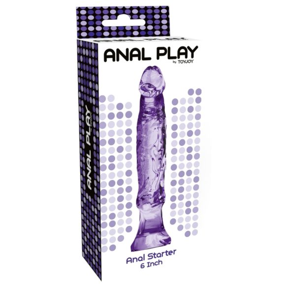 Toyjoy Anal Starter - naturgetreuer Anal-Dildo - 16cm (lila)
