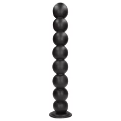   Autsch! Balls of Lust - große anale Perlenkette (schwarz) - 55 cm