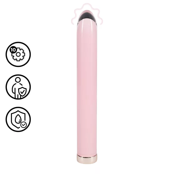 Loveline - gerader Glasvibrator (rosa)