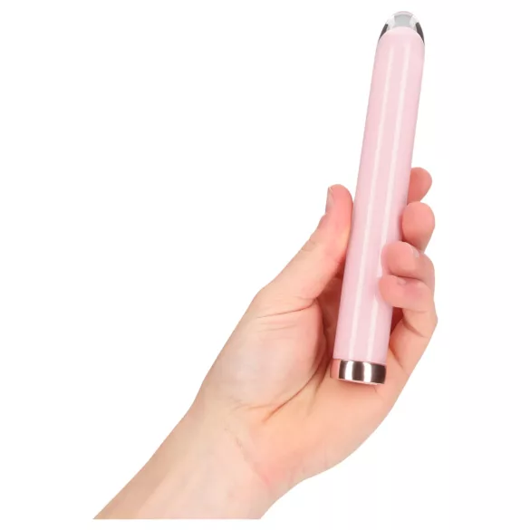 Loveline - gerader Glasvibrator (rosa)