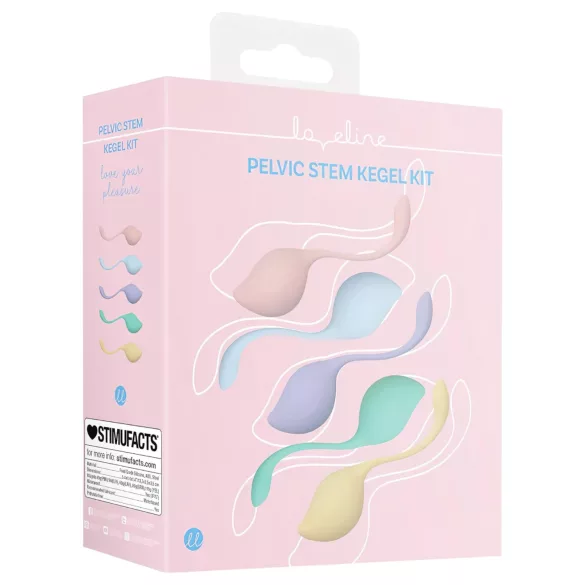 Loveline Beckenboden-Stamm - Kegel Set (5 Stk)