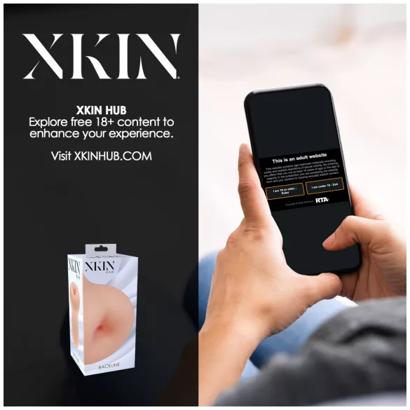 XKIN - lebensechter Kunstpo-Masturbator - M (natur)