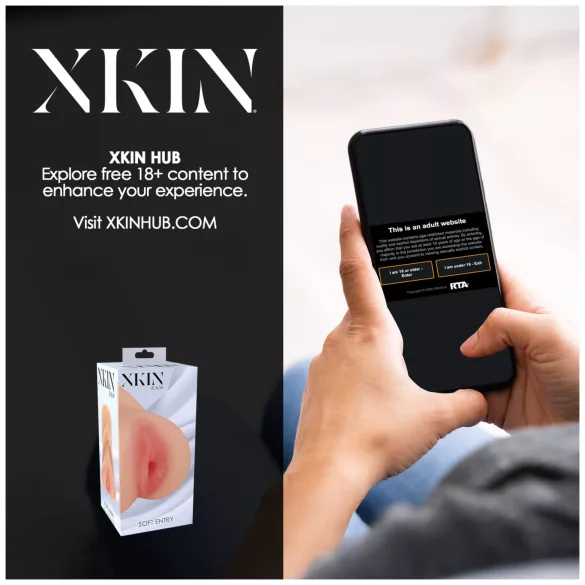 XKIN - realistische Kunstvagina-Masturbator - M (naturfarben)