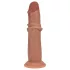 RealRock - Dildo mit doppelter Dichte, naturgetreu (sonnengebräunt) - 15,5 cm
