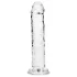 RealRock - naturgetreuer Dildo mit Saugnapf (transparent) - 12,7 cm